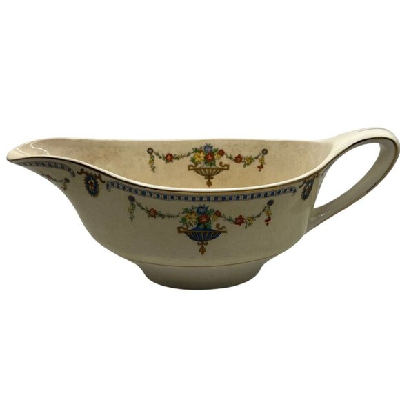 Johnson Brothers Dining Gravy Boat Vintage Johnson Brothers The Adam Gravy Boat With Gold